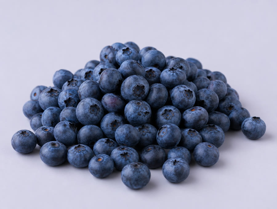 Fresh blueberries