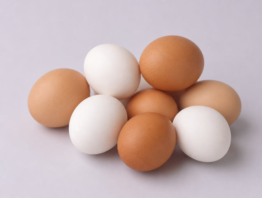 Whole table eggs