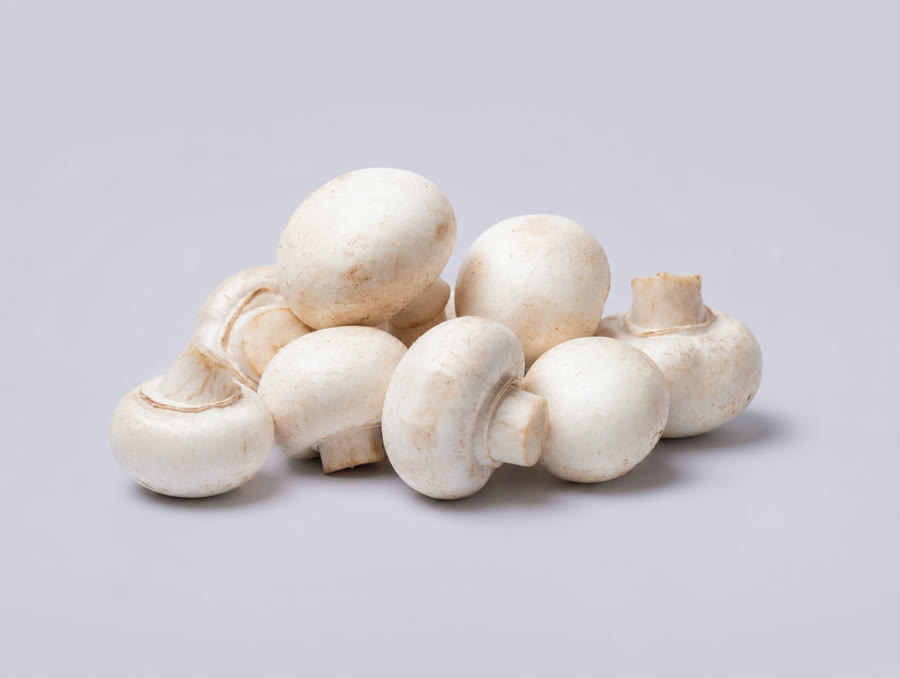 White button mushrooms